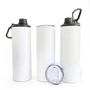 Keluli tahan karat lurus cawan pemilikan putih biasa