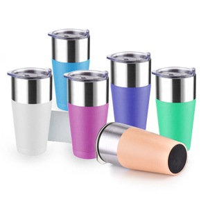 Hadiah Musim Sejuk Double-Wall Tumbler Wang Tumbuk Keluli Stainless 20oz