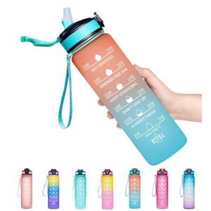 Tudung pelangi plastik Double Wall Water Water Tumbler