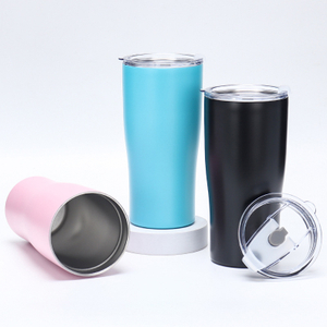 20oz/30oz Tummbler sejuk keluli tahan karat dengan jerami