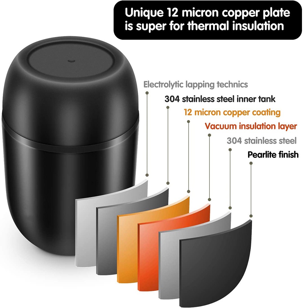 Pengeluar balang makanan bertebat keluli tahan karat keluli tahan karat 