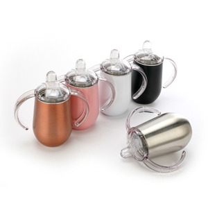 Cawan susu keluli percuma yang boleh diguna semula untuk kanak -kanak