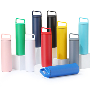 Perjalanan logam termal kurus tumbler dengan penutup pemegang