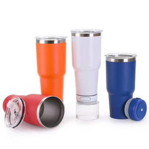 Tumbler Dengan Pembesar Suara Bluetooth 30oz Pemperibadian Tersedia 