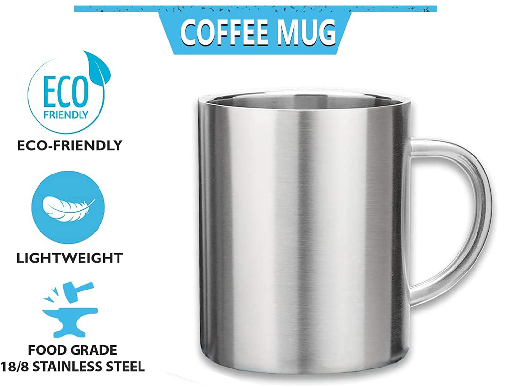 Wholesell Cawan kopi keluli tahan karat murah untuk promosi 