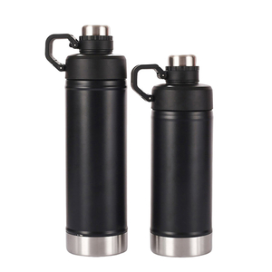 Simpan botol air perjalanan luaran yang hangat dengan pengeluar spout