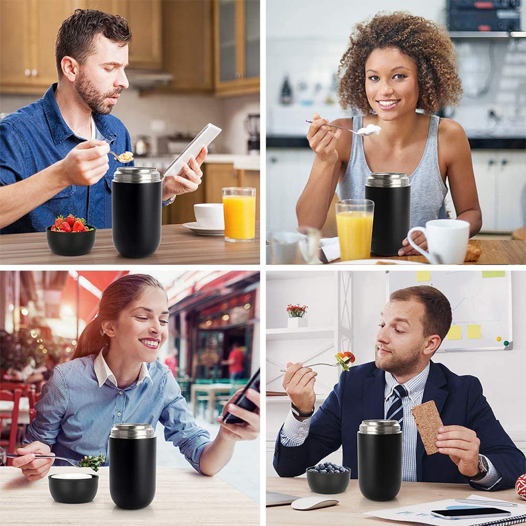 Keluli tahan karat keluli tahan karat kanak -kanak makanan pembuat balang keluli tahan karat keluli tahan karat kanak -kanak bertebat makanan balang pengeluar 